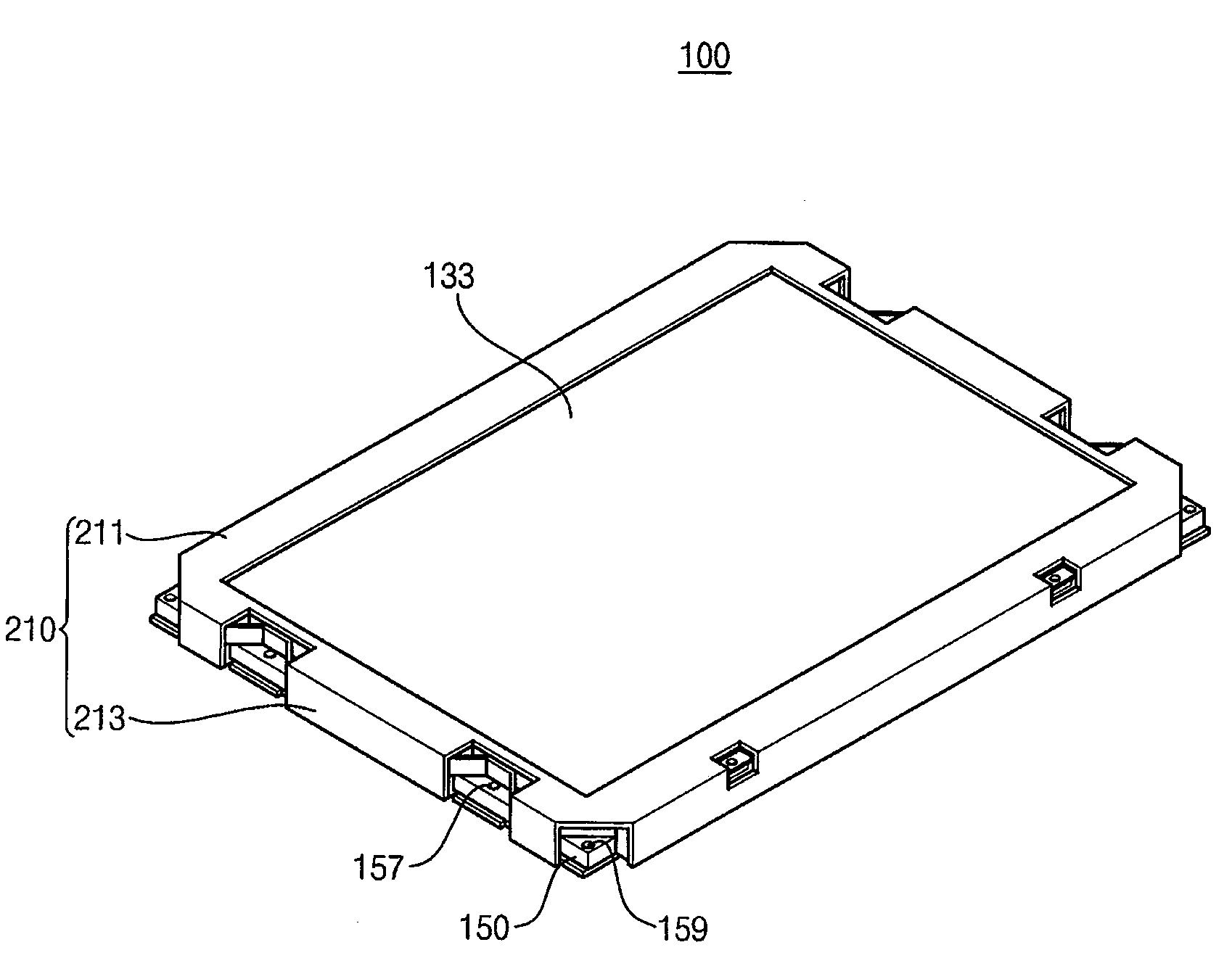 Display assembly and display device having the same
