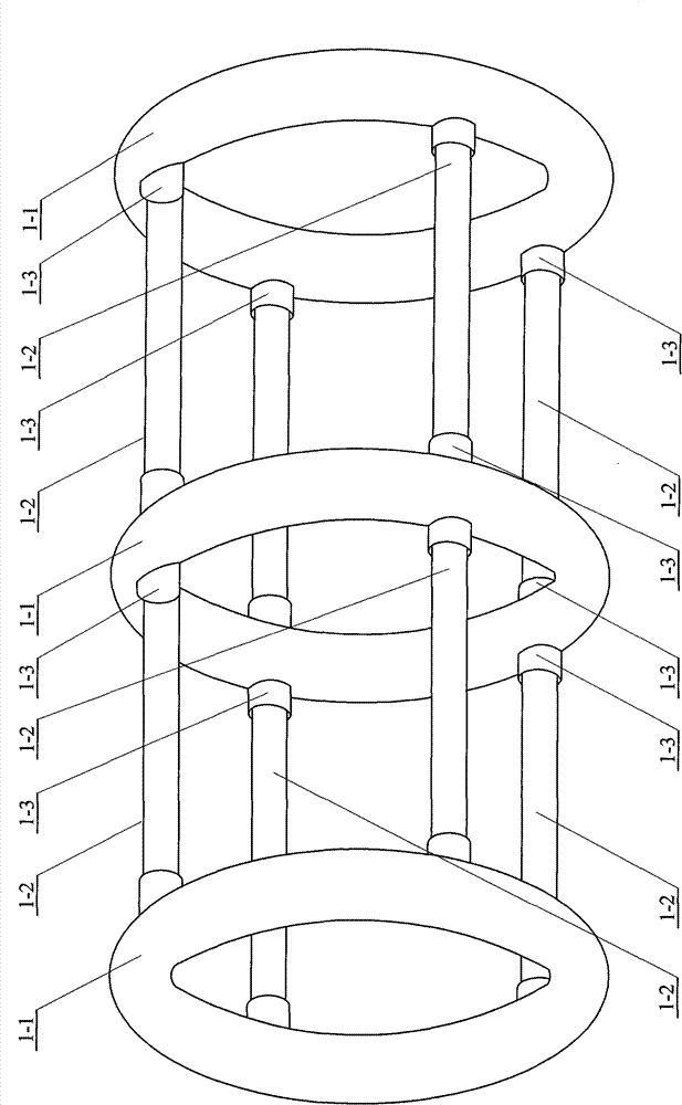 Gas-filled unfolded article storing cabin