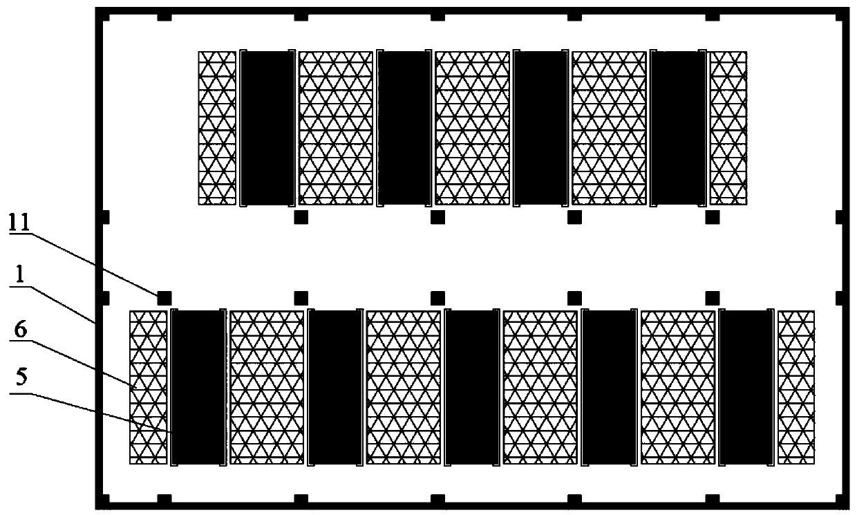 A clustered air source heat pump energy building