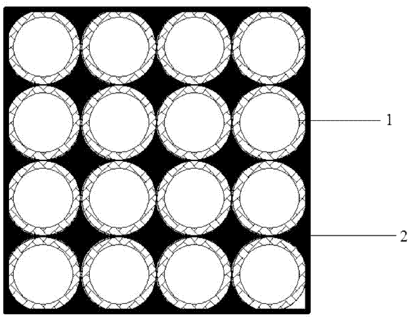 Amorphous alloy cellular material and preparation method thereof