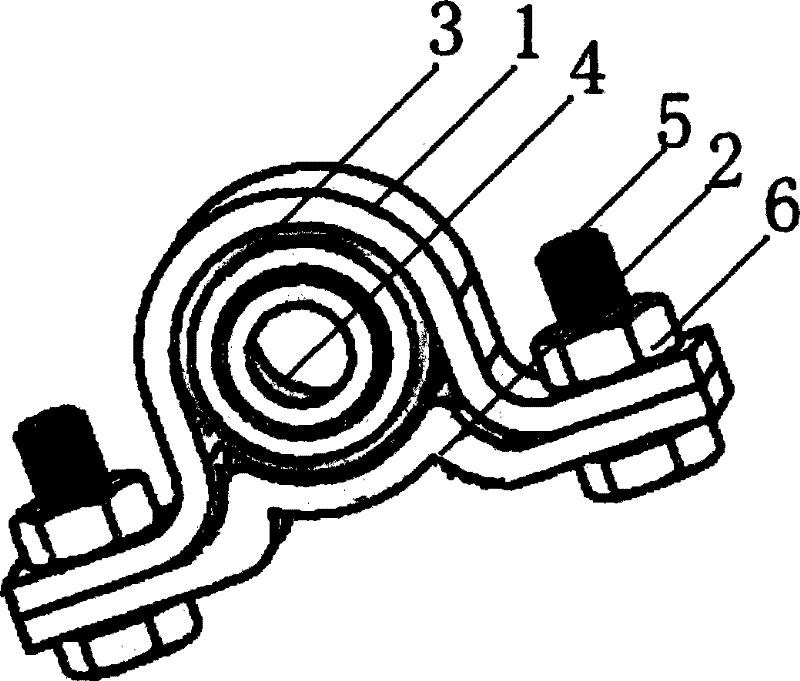 Cold stamping one-time forming bearing housing