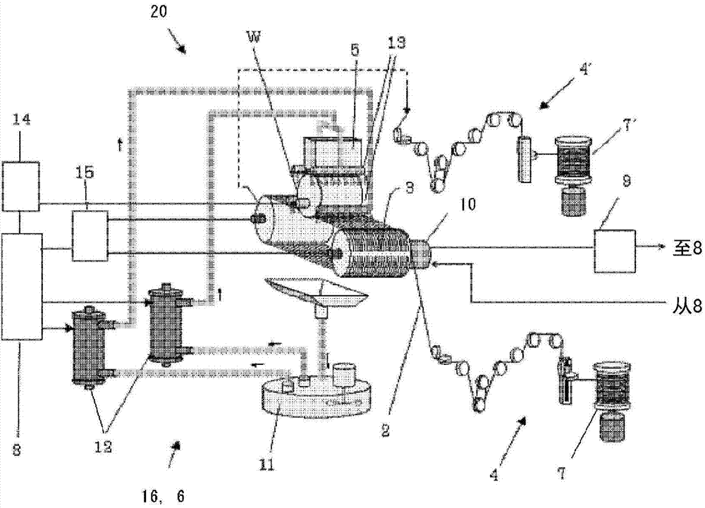 Method for resuming operation of wire saw and wire saw