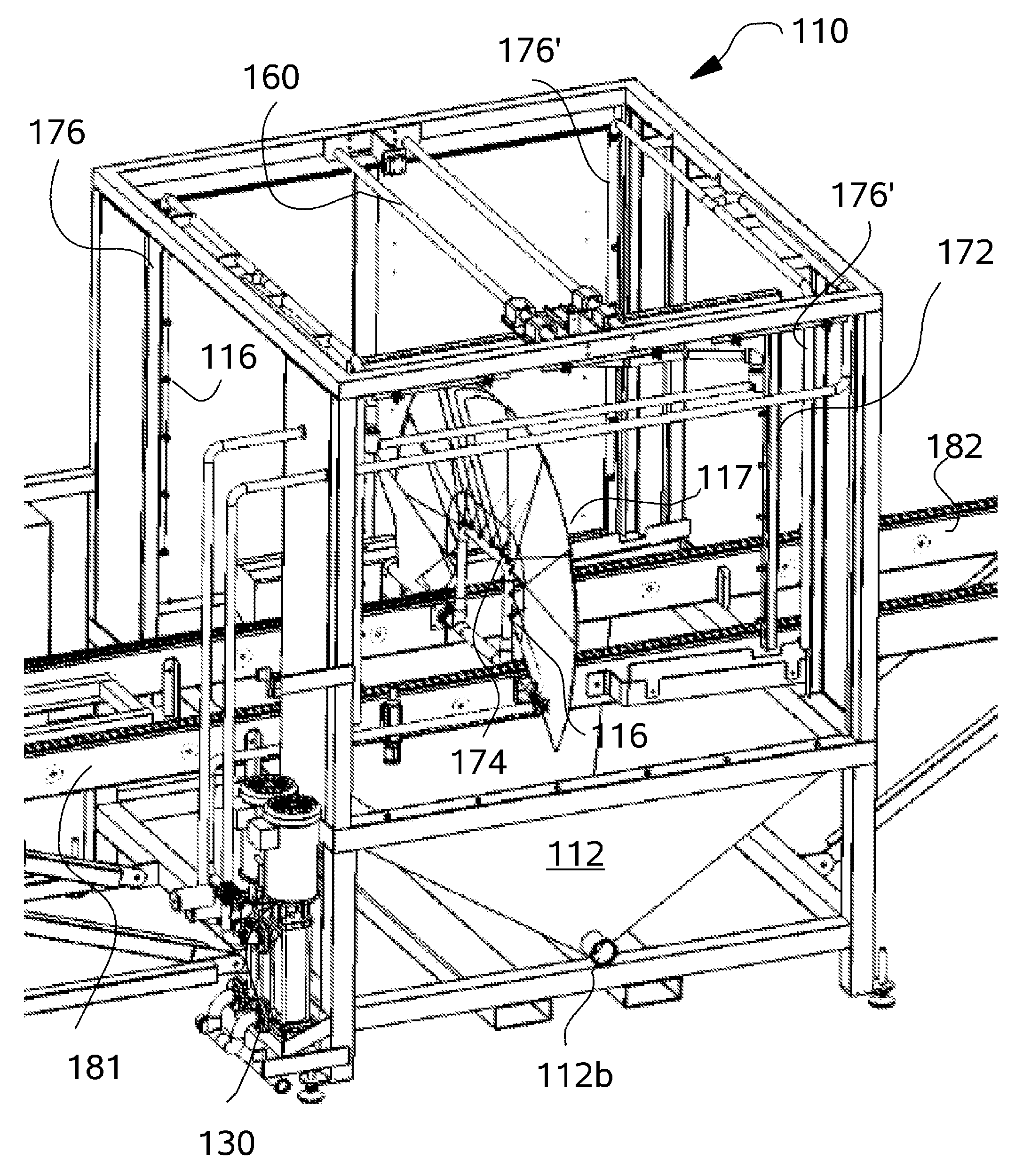 Fruit bin cleaning method and apparatus