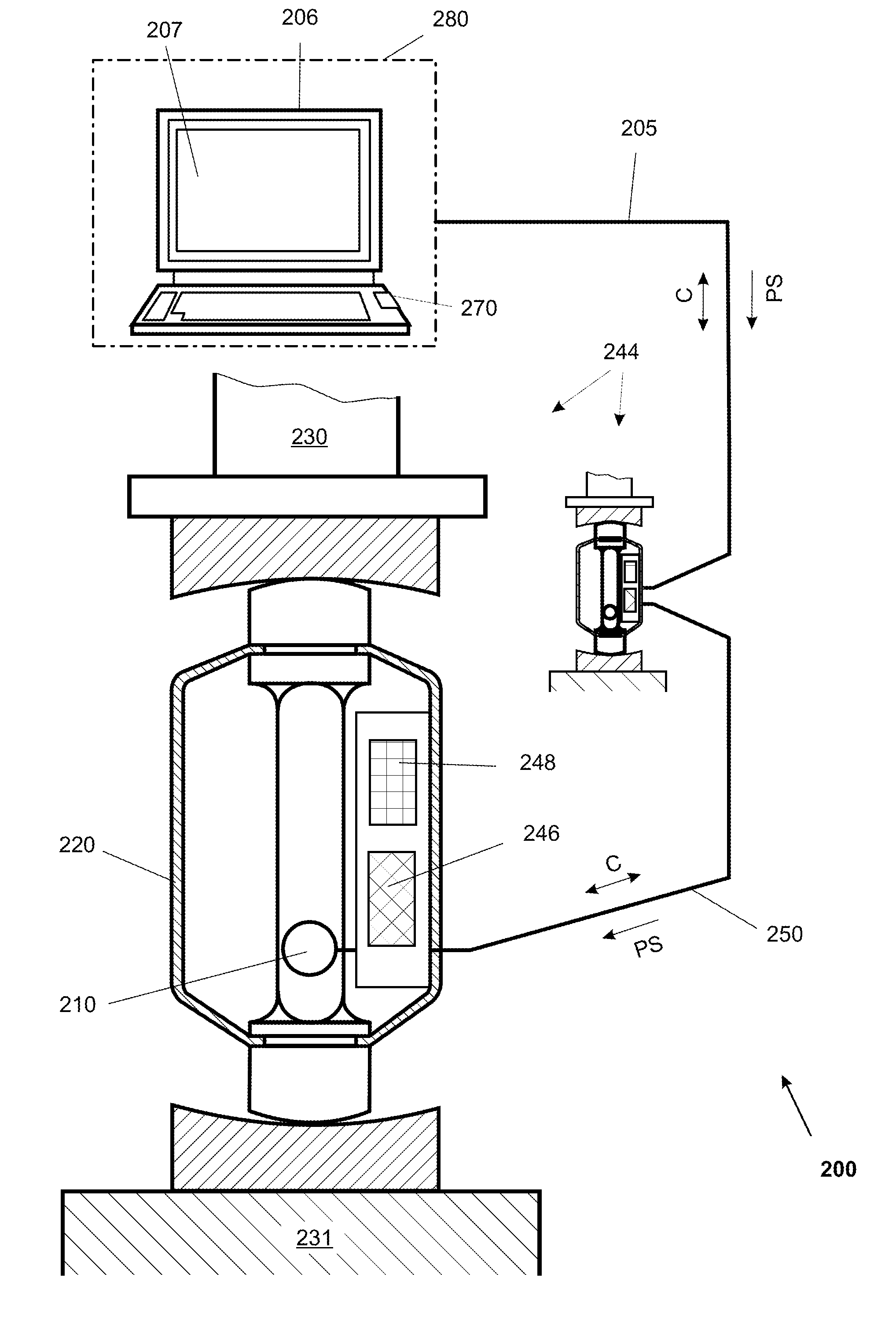 Multiple force-measuring device, force-measuring module, and method for monitoring a condition of the multiple force-measuring device