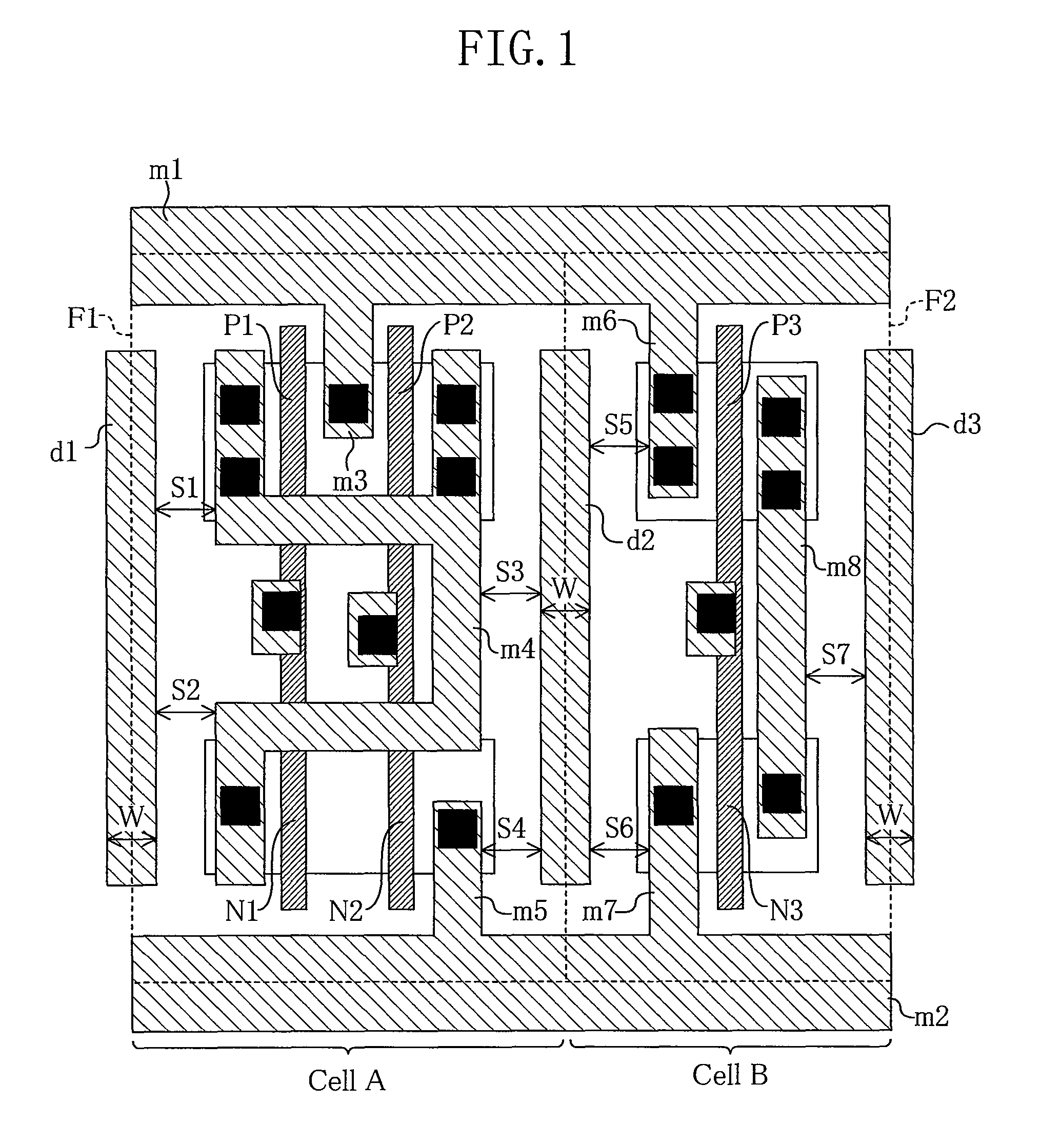 Semiconductor integrated circuit device having a dummy metal wiring line