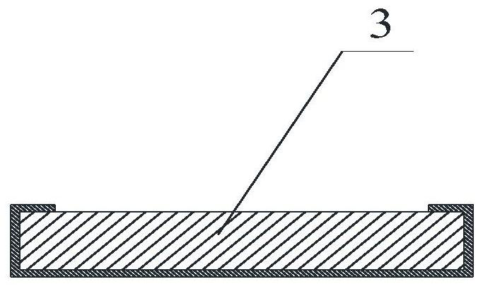 A steel/aluminum/aluminum alloy layered composite plate wave-flat rolling composite method