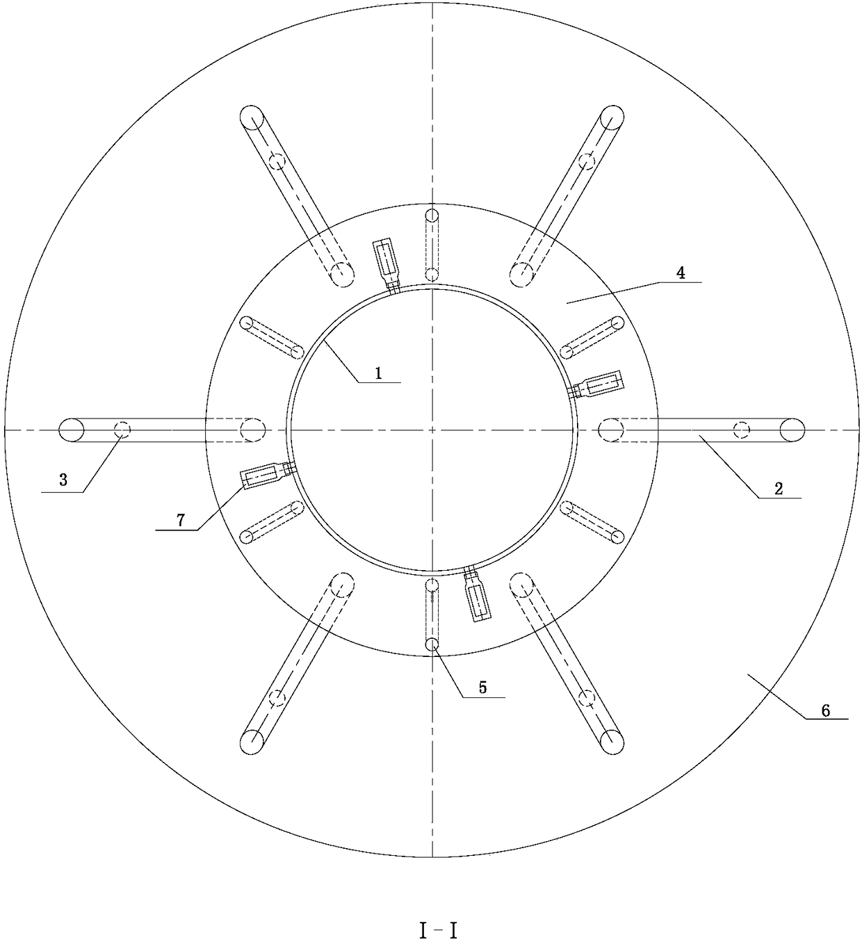 A rock-socketed single-pile double-tube construction auxiliary device and its construction method