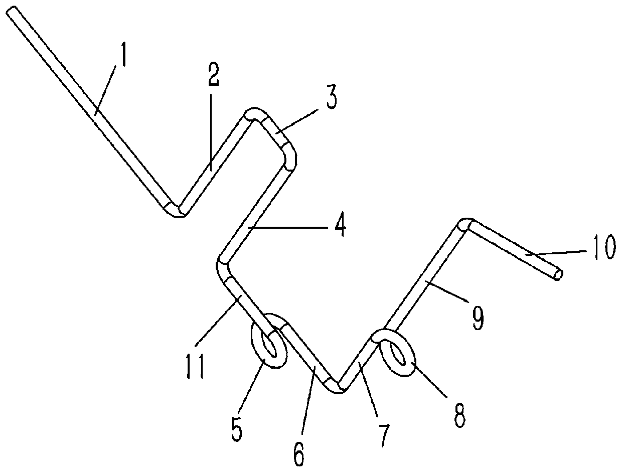 Separation device of pull rope and return rope of photovoltaic panel cleaning robot