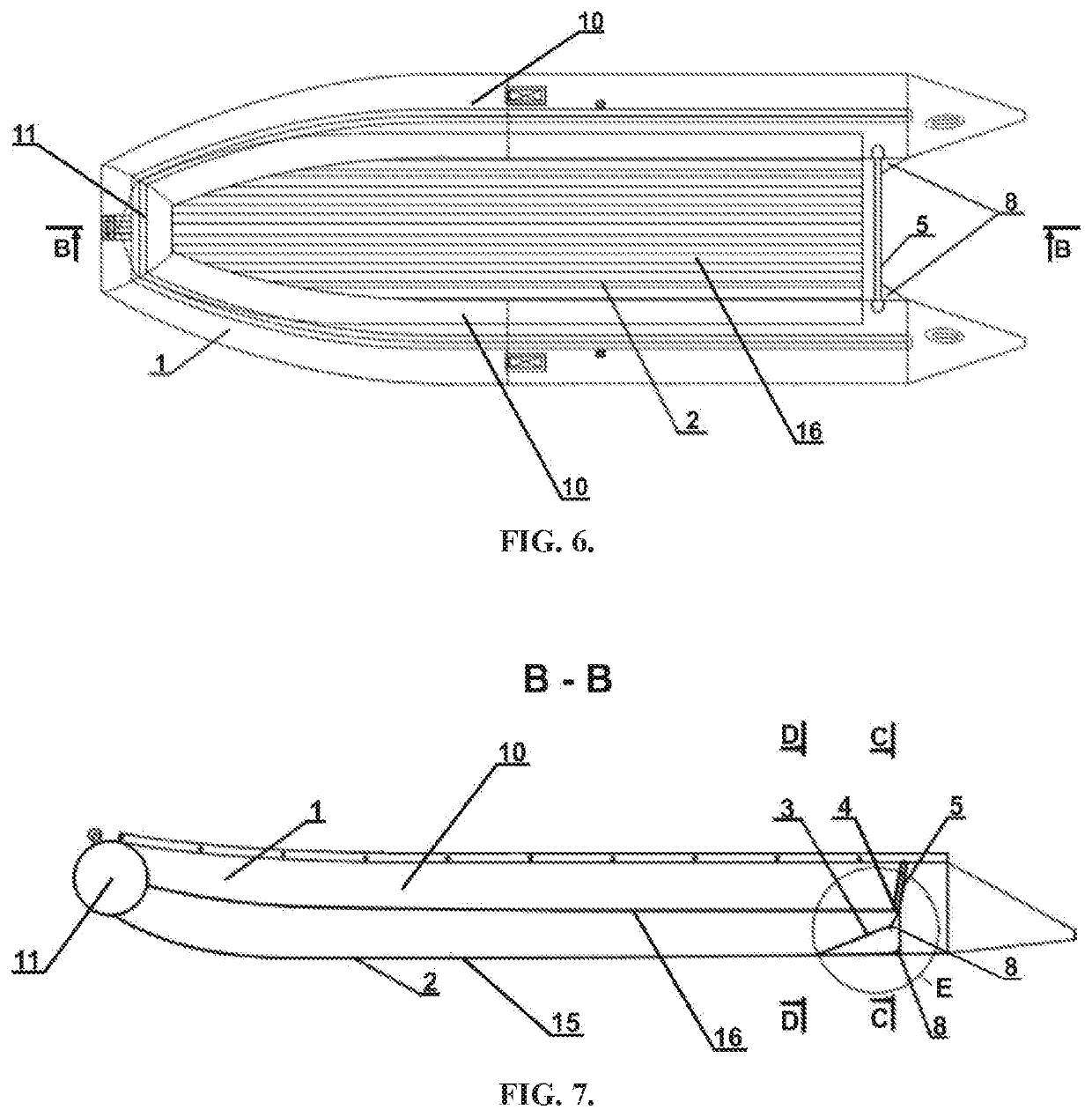 Inflatable motor boat