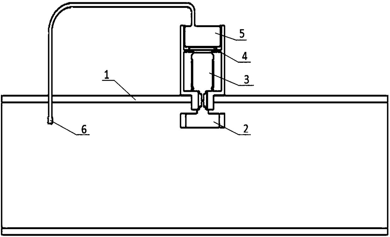 Self-driven temperature measuring device based on pipeline fluid power generation