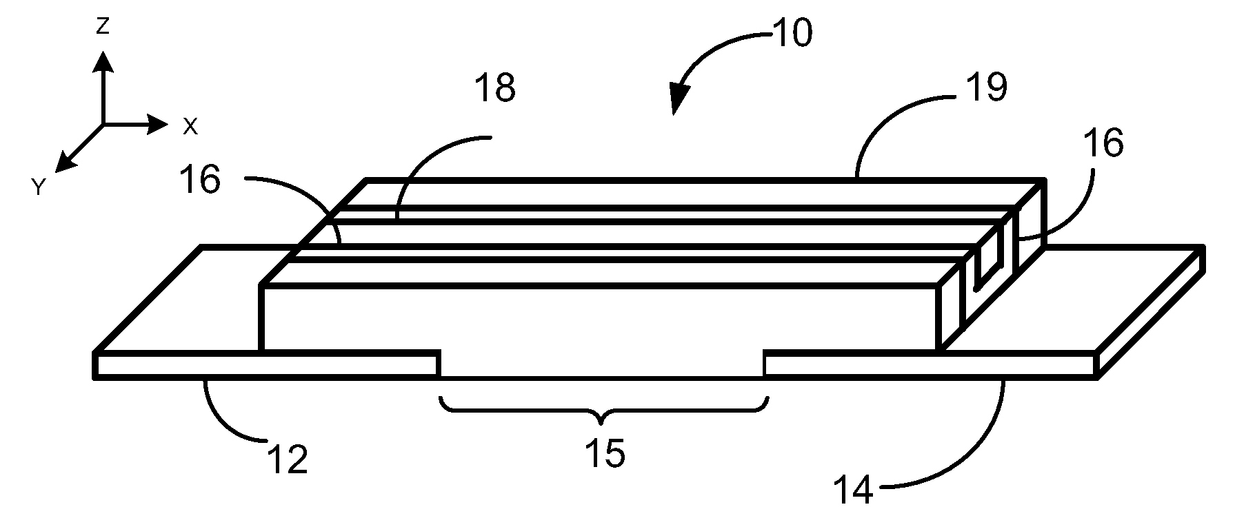 Planar programmable metallization memory cells