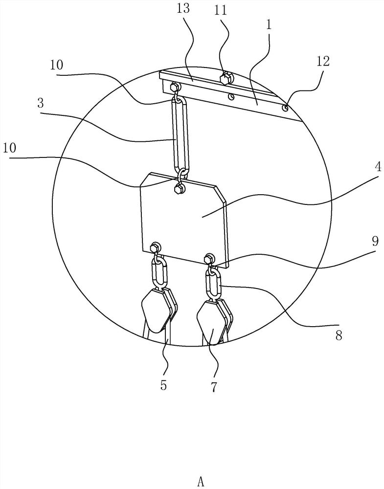 Auxiliary hoisting device special for special-shaped building component and hoisting method thereof