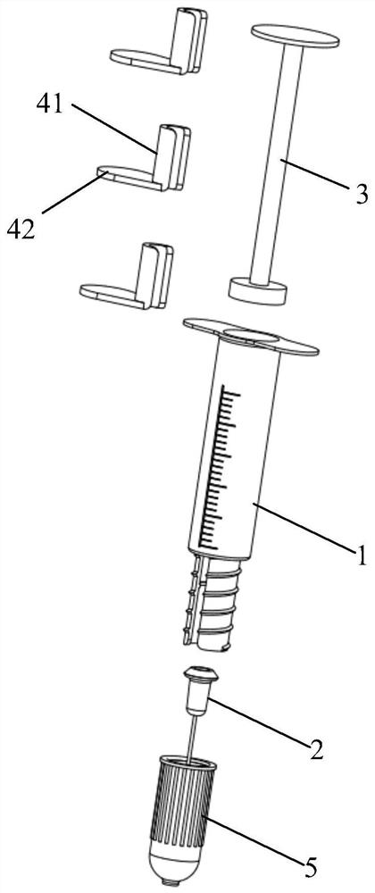 A needle-stick-proof syringe that can be prefilled with medicine
