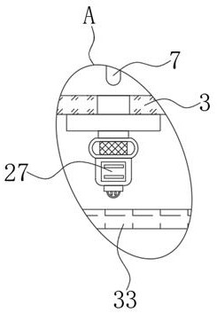 Electronic component dispensing device capable of avoiding dripping leakage and glue precipitation during dispensing