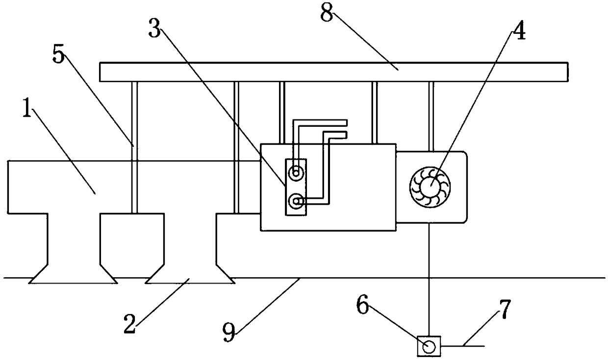 Central air conditioner capable of charging