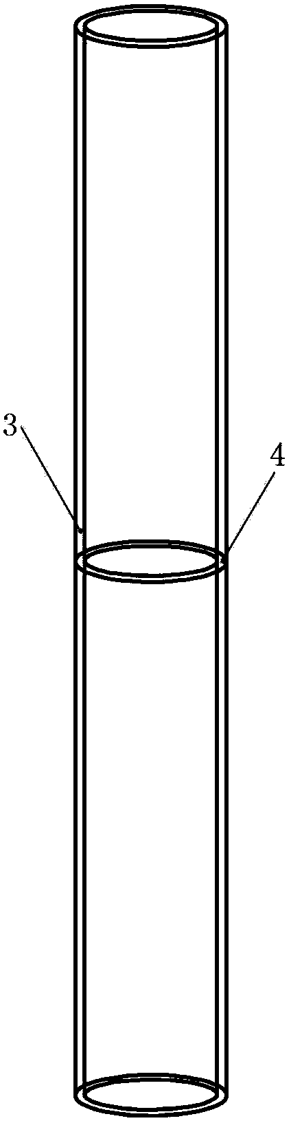 Magnetic suspension drainage device