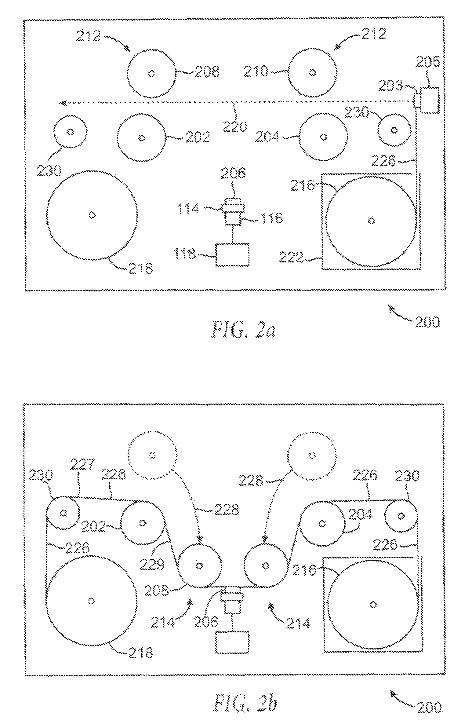 Tape system with an isolated load/unload tape path