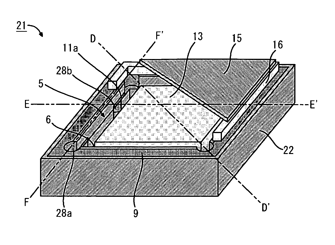 Package for electronic device, base substrate, electronic device and fabrication method thereof