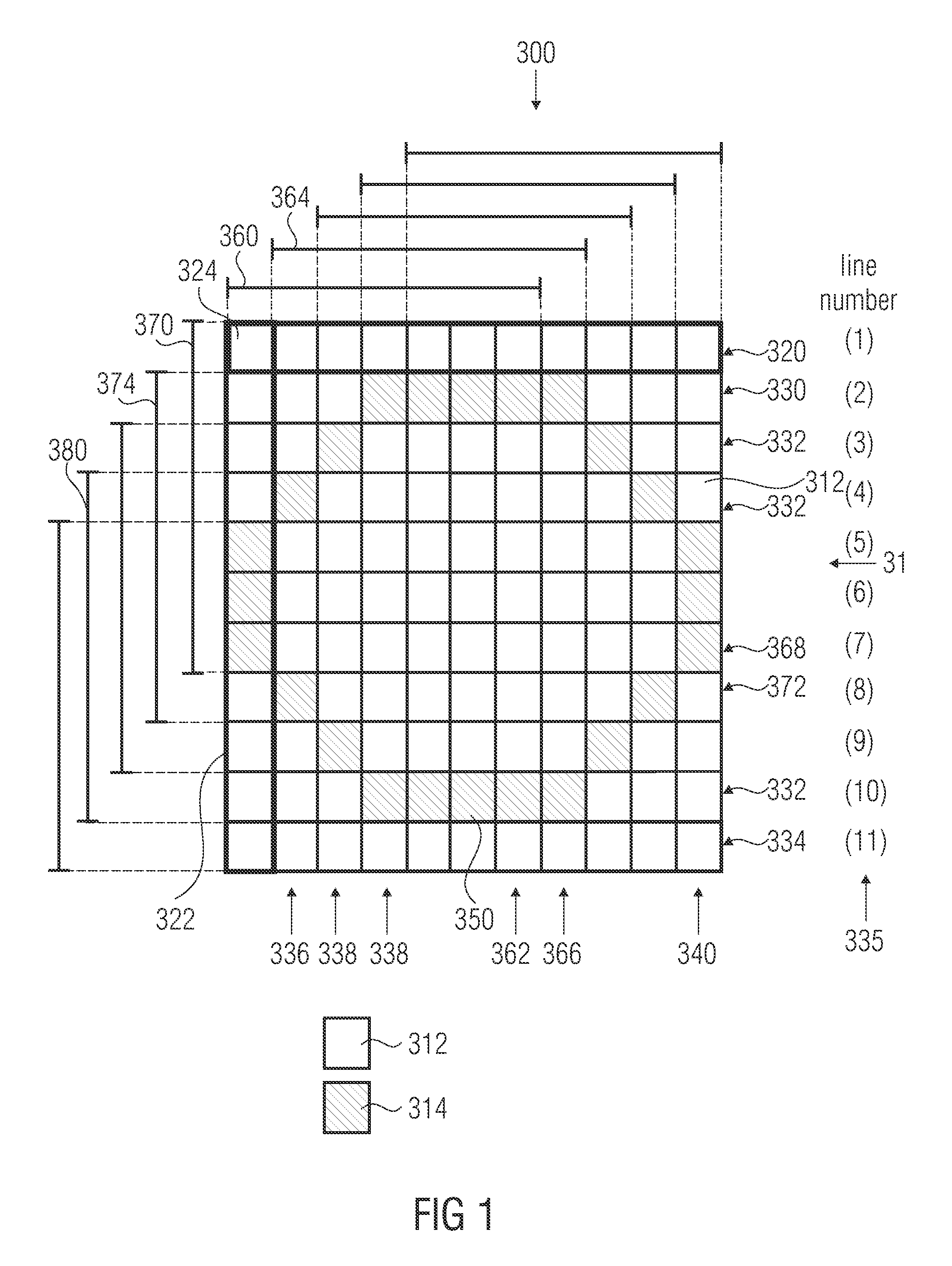 Device, method and computer program for detecting characters in an image