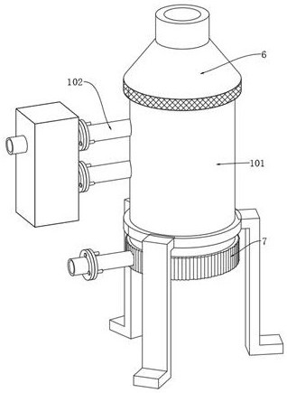 A cyclically used geothermal well tail water recharge system device