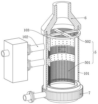 A cyclically used geothermal well tail water recharge system device