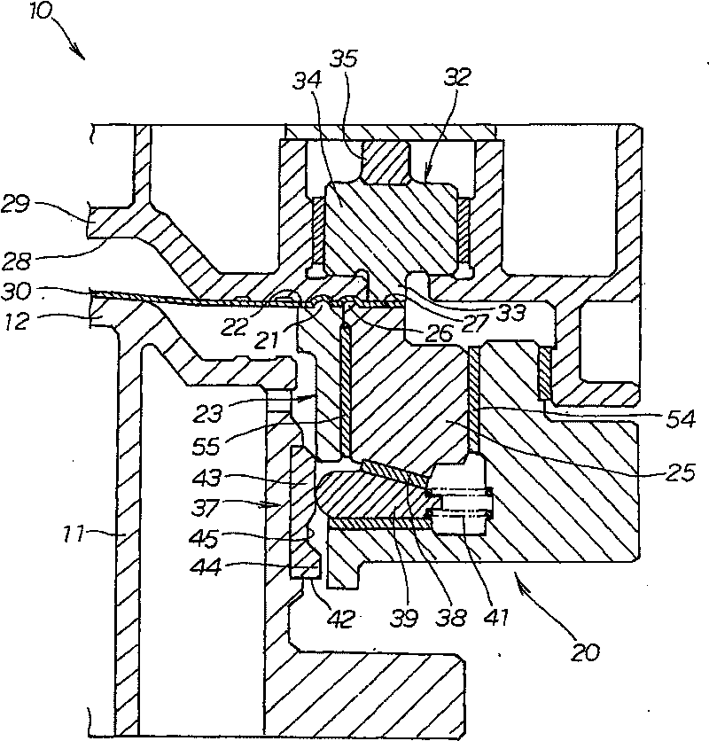 Press forming die set and method