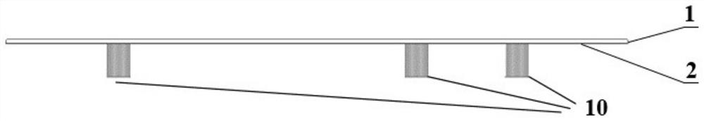 Low-coupling transceiving antenna based on coplanar compression type electromagnetic band gap structure