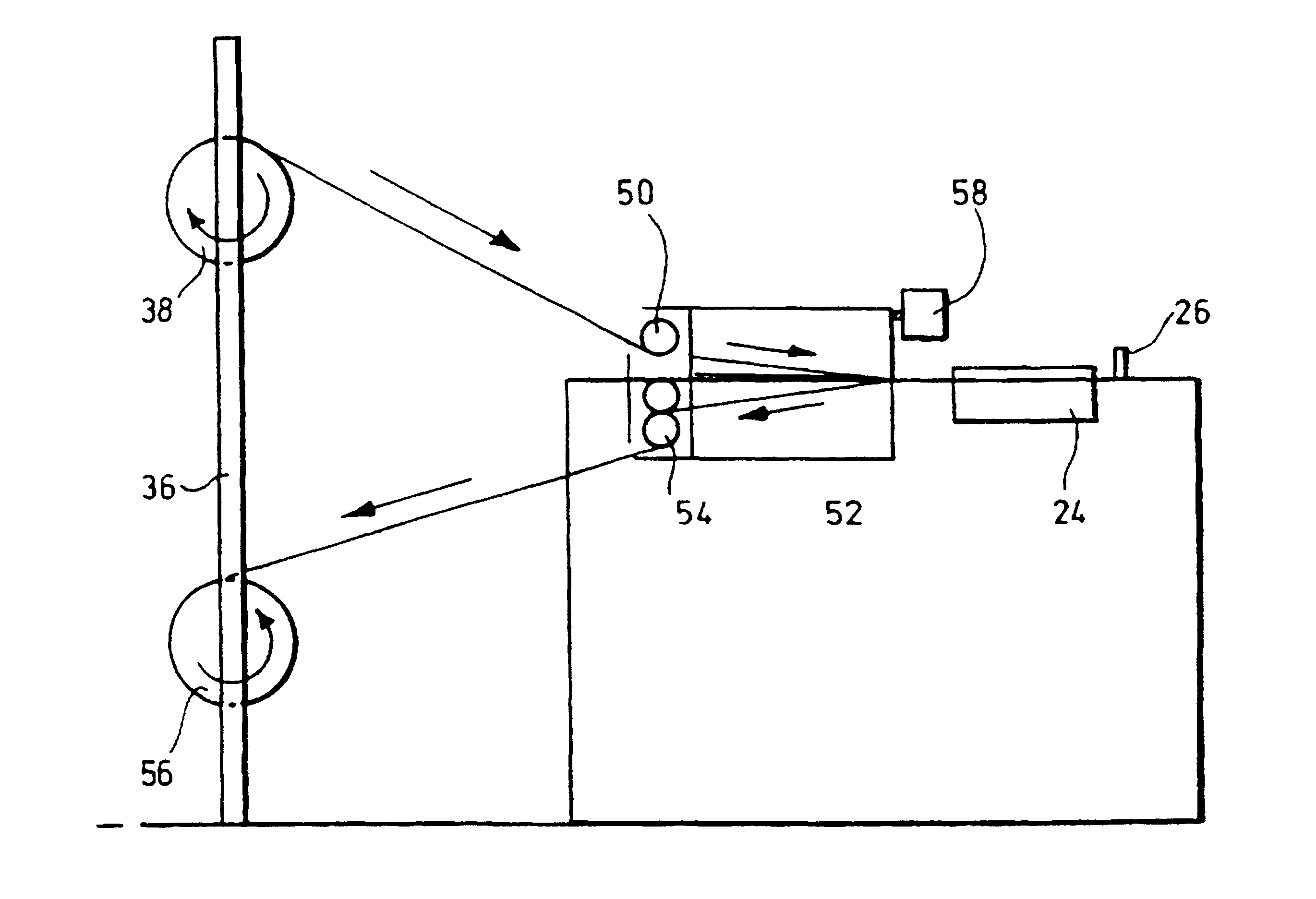 Apparatus for mounting a cutting strip