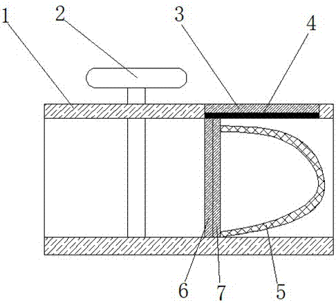 HDPE water supply pipe joint with filtering function