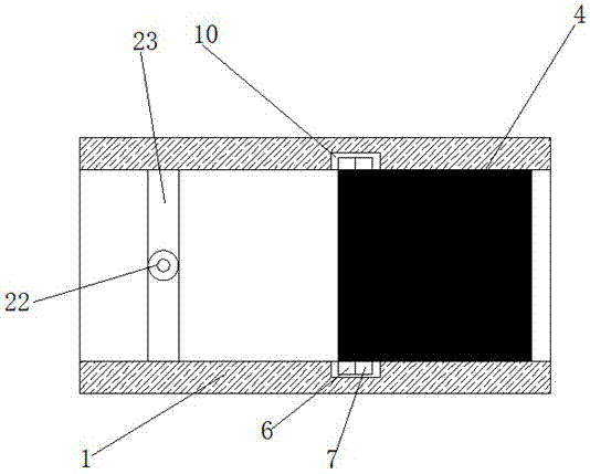 HDPE water supply pipe joint with filtering function