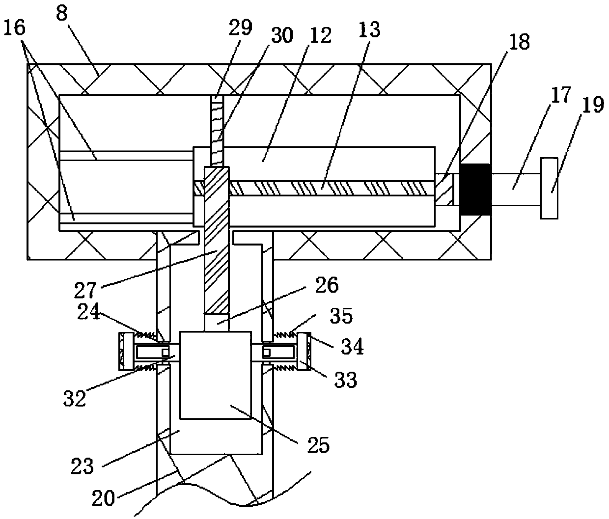 Actuating mechanism of mechanical shearing machine