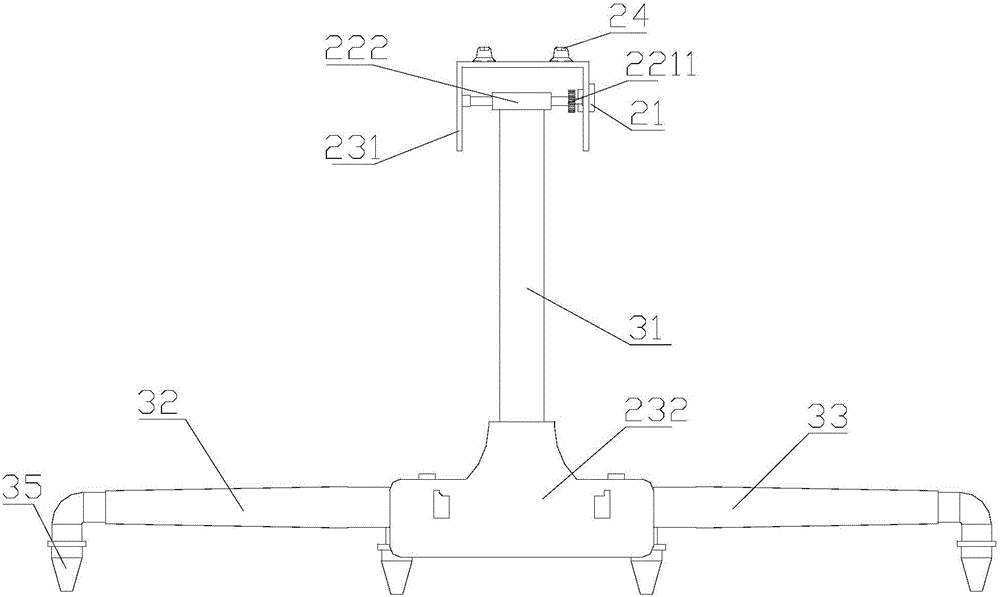 Mist spray anti-drifting device for agricultural unmanned aerial vehicle and method for applying mist spray anti-drifting device