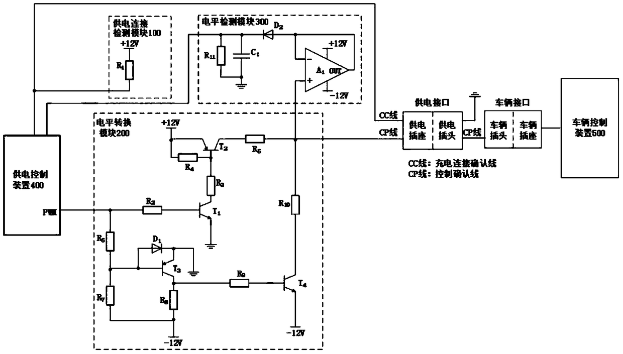 A transistor-based charging control steering circuit for electric vehicles