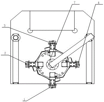 Automatic coiling machine for inner tyre