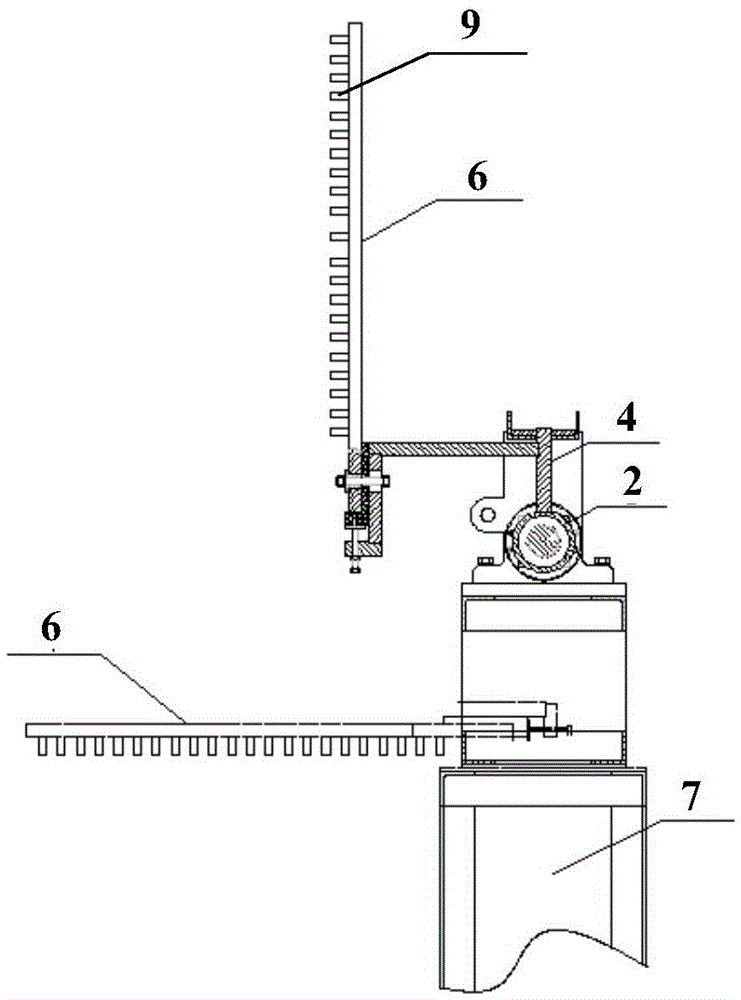 A Reversible Beam Divergence Angle Movement Measuring Mechanism