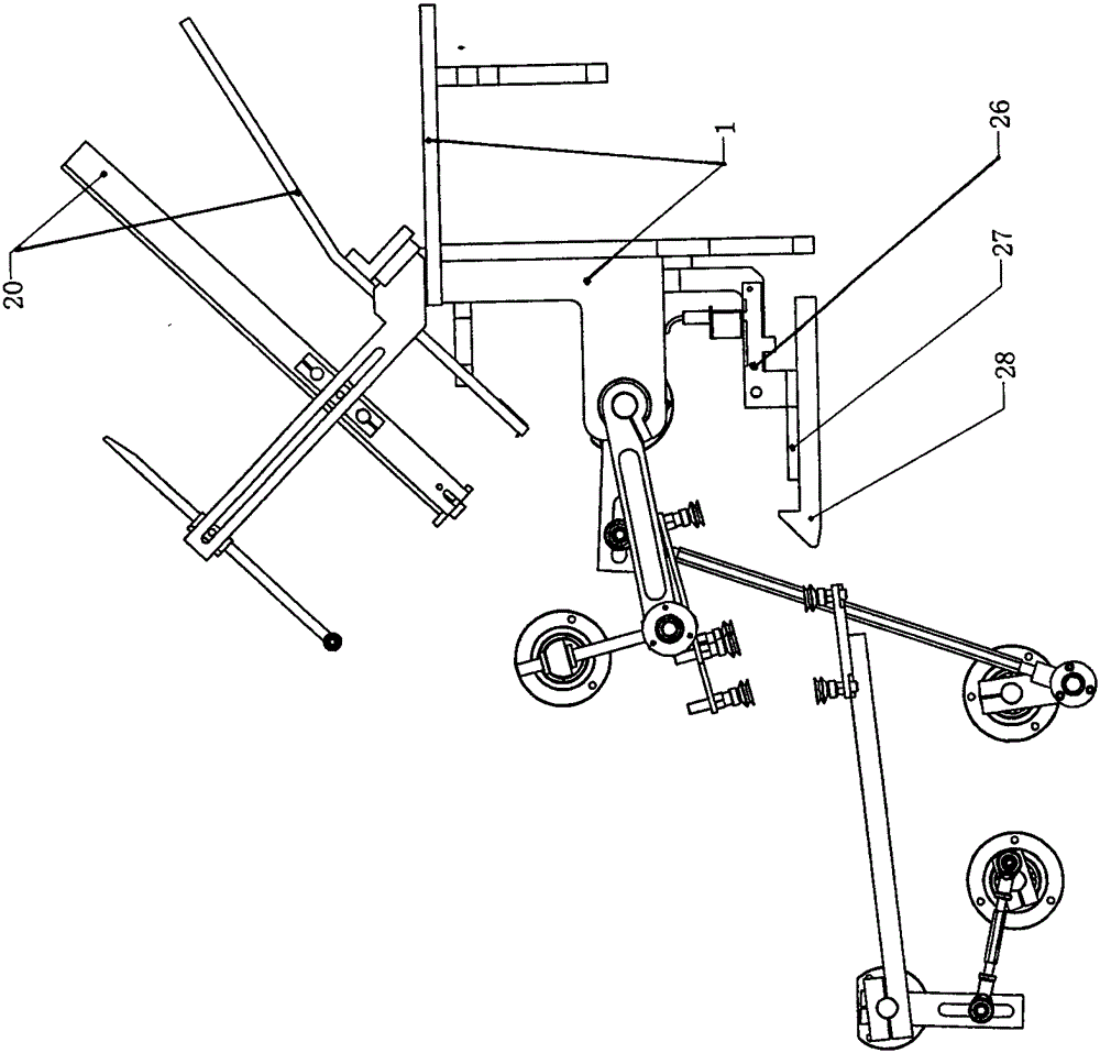 Automatic two-time box opening mechanism of boxing machine