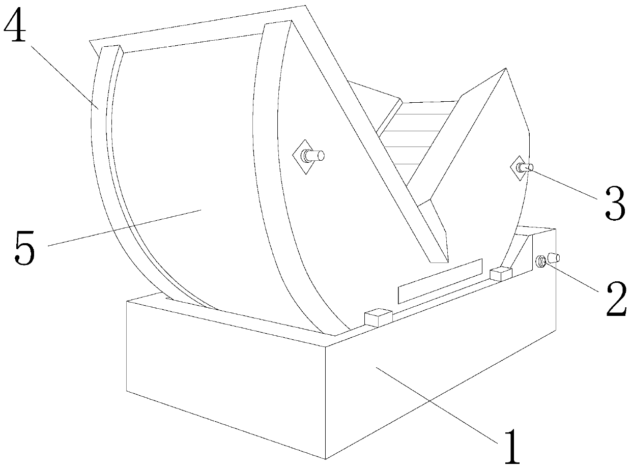 Tunnel construction plate turnover device for cleaning dust particles by utilizing static electricity generation