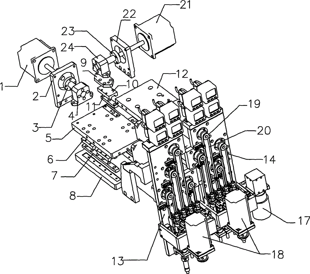 Circuit board locating device of LED chip mounter and mounting method thereof