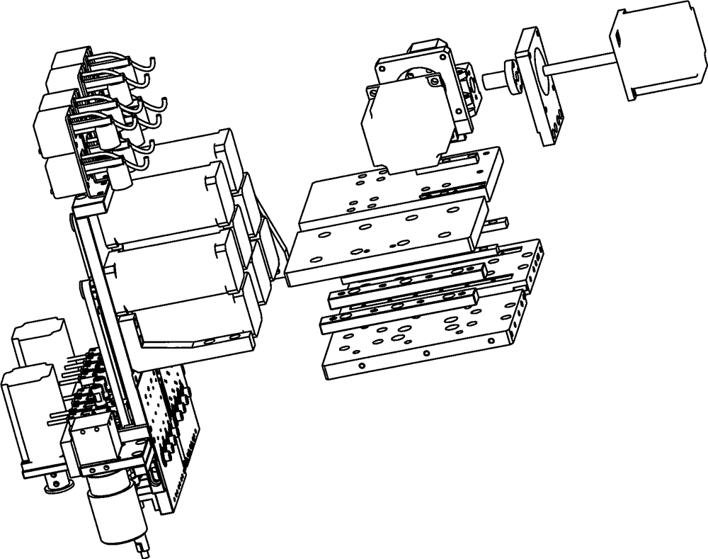 Circuit board locating device of LED chip mounter and mounting method thereof