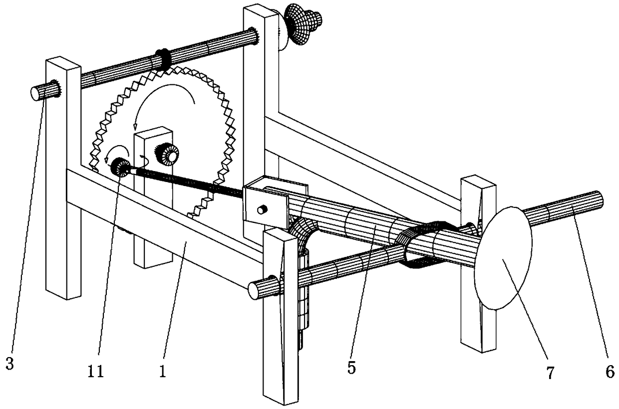 Automatic swinging device for simple sprinkling truck