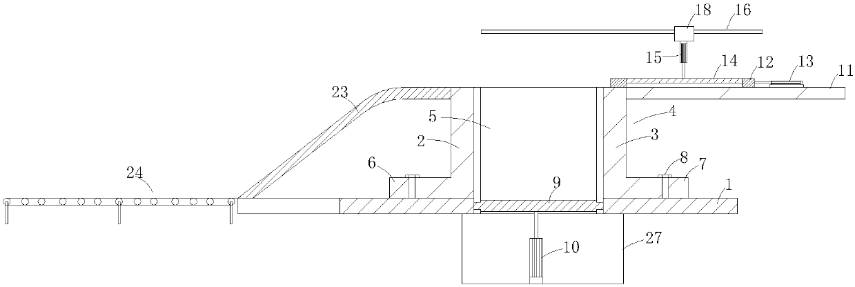 Semi-solid die-casting forming die