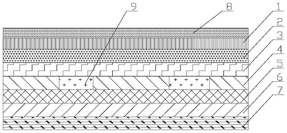 Hidden hollowed-out aluminum plating pattern holographic anti-counterfeiting adhesive tape and manufacturing method thereof