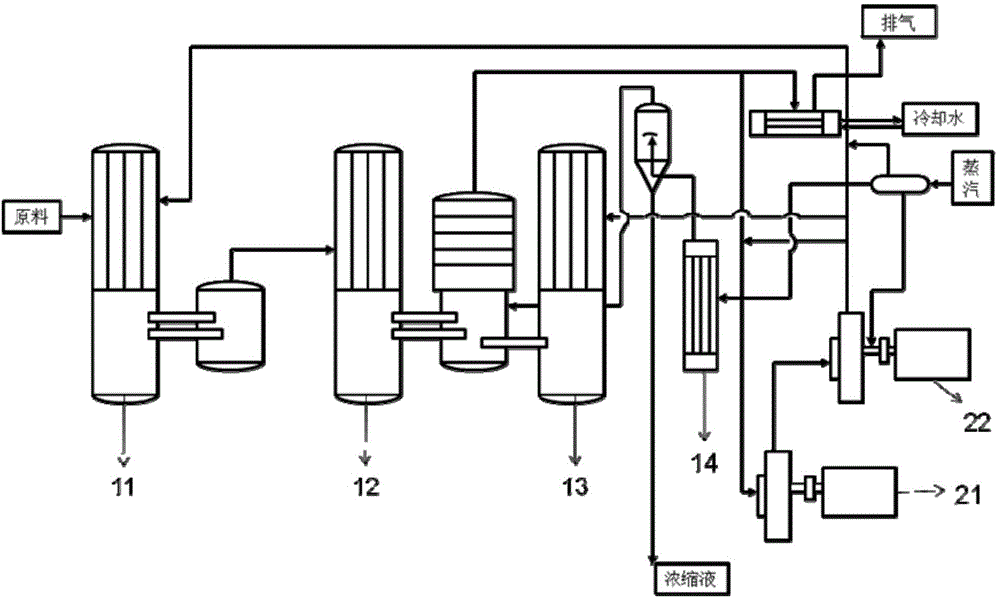 Monomer recovery device for polyamide slice extraction water