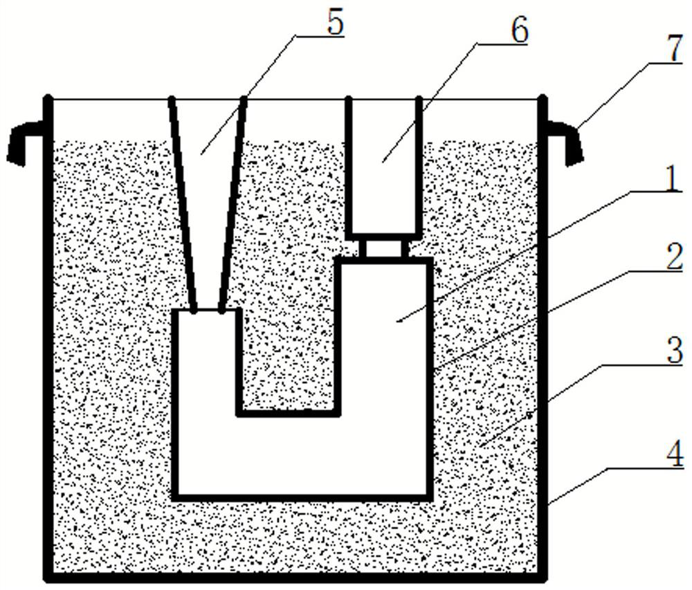 Carbon-free precision casting method for evaporative pattern by adopting high-temperature ceramic coating gasification empty shell