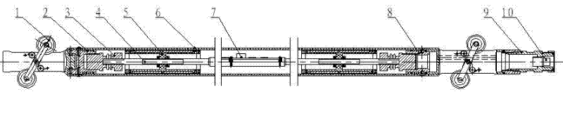 Inductive sliding micrometer