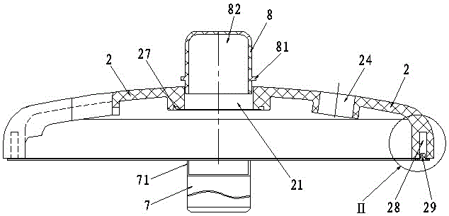 Protective energy-saving cover of cooking pressure cooker with function of collecting oil and water