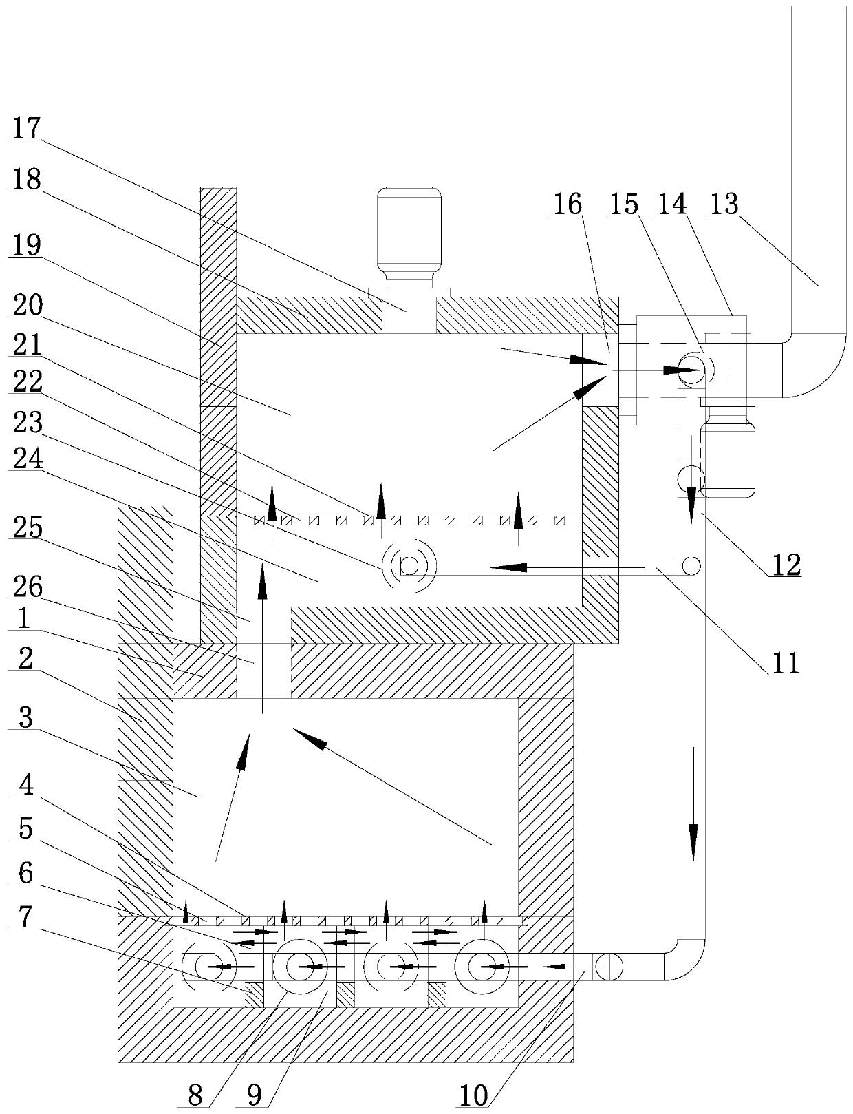 Quenching and tempering building furnace