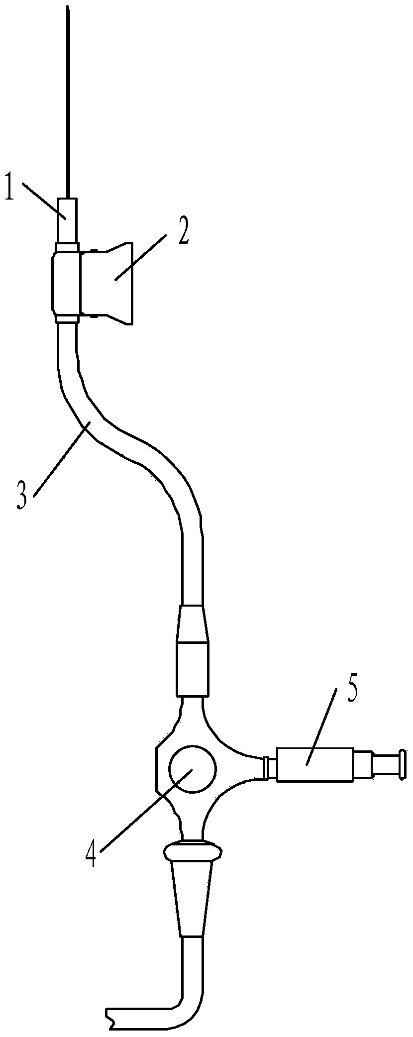 Multifunctional needle for experimental animal ear margin intravenous injection dosing transfusion and fixing