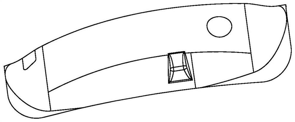 Method for forming complex double-curvature skin part