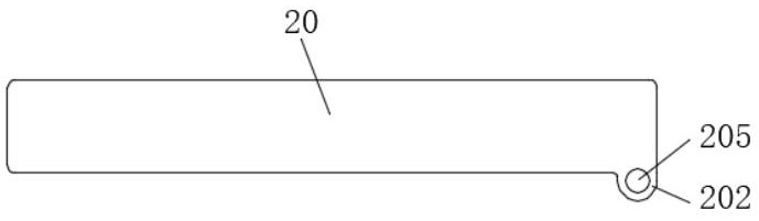 Anastomat tissue clamping piece capable of stably clamping tissue